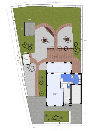 Floorplan - Hilsondusstraat 42, 3291 HA Strijen